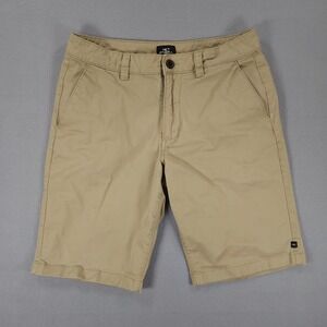 O'Neill Chino Shorts Men's Size 32 Standard Fit Khaki Casual Streetwear